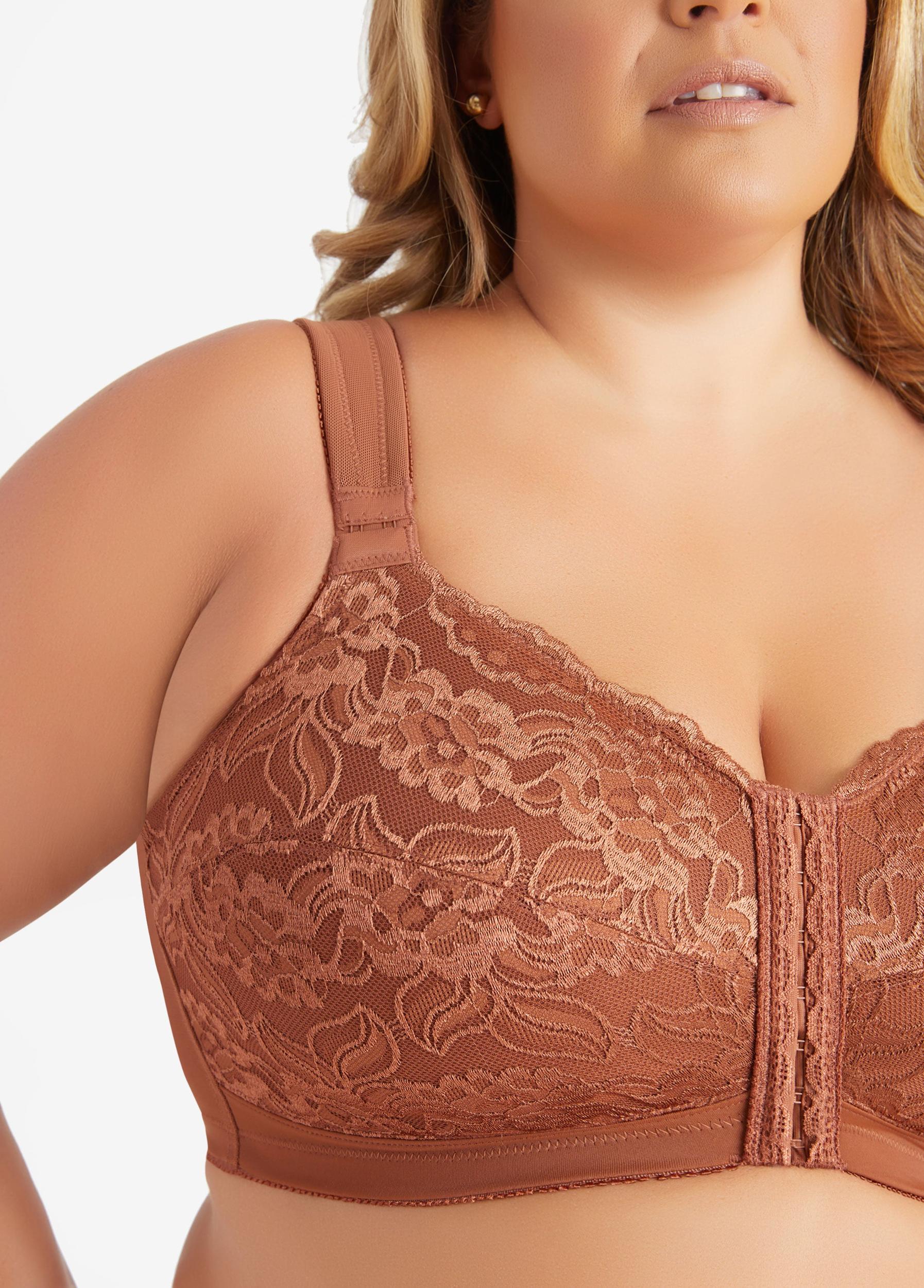 Front Close Wireless Posture Bra Product Image