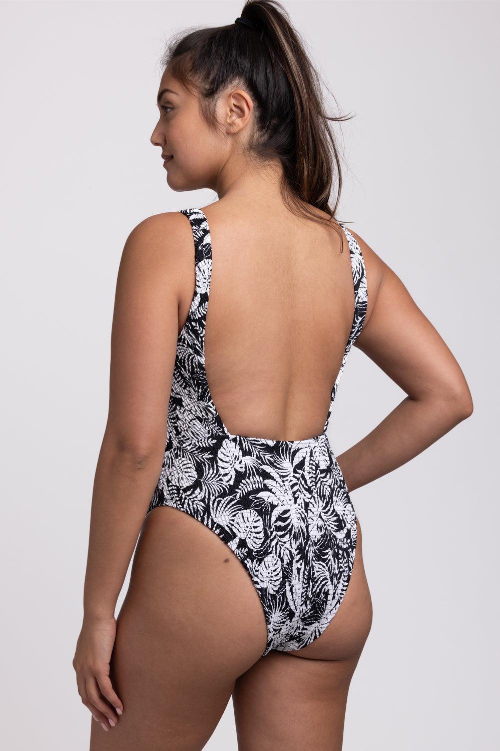 Nova Scotia Smocked Surf One Piece Swimsuit - Tropicana Female Product Image