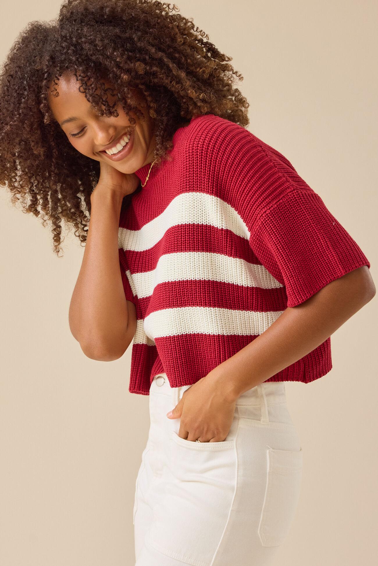 Ricki Striped Boxy Sweater Product Image