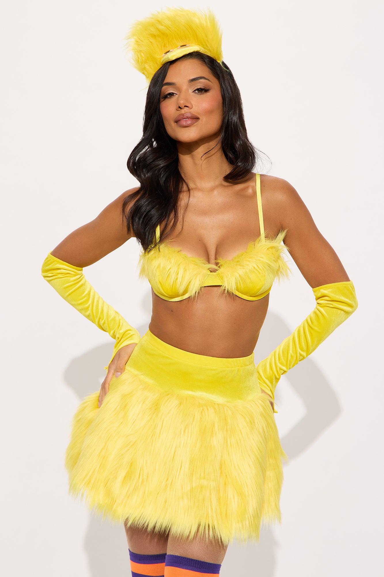 Imagination Run Wild 5 Piece Costume Set - Yellow Female Product Image