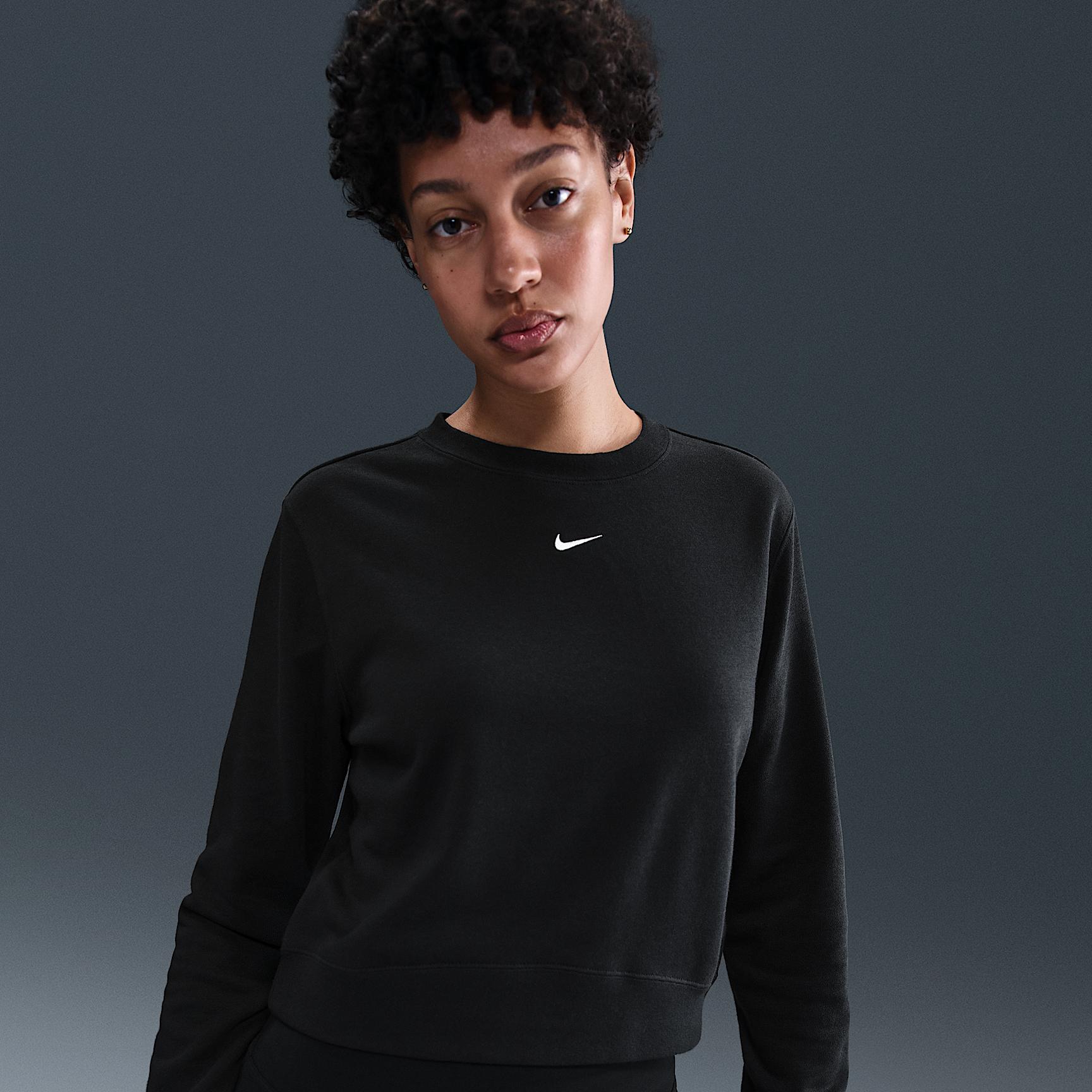 Womens Nike Sportswear Chill Terry Crew-Neck French Terry Sweatshirt | HV2393-675 Product Image