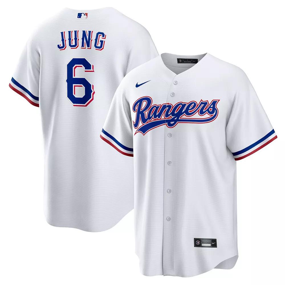 Men's Nike Josh Jung White Texas Rangers Replica Player Jersey,  Product Image