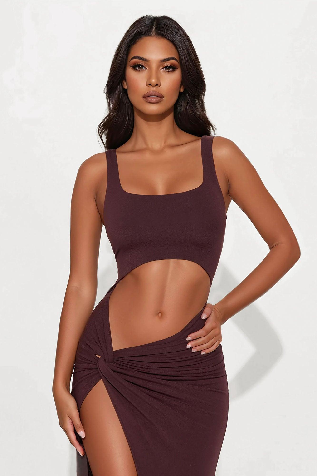 Summer Vibe Maxi Dress - Brown Product Image