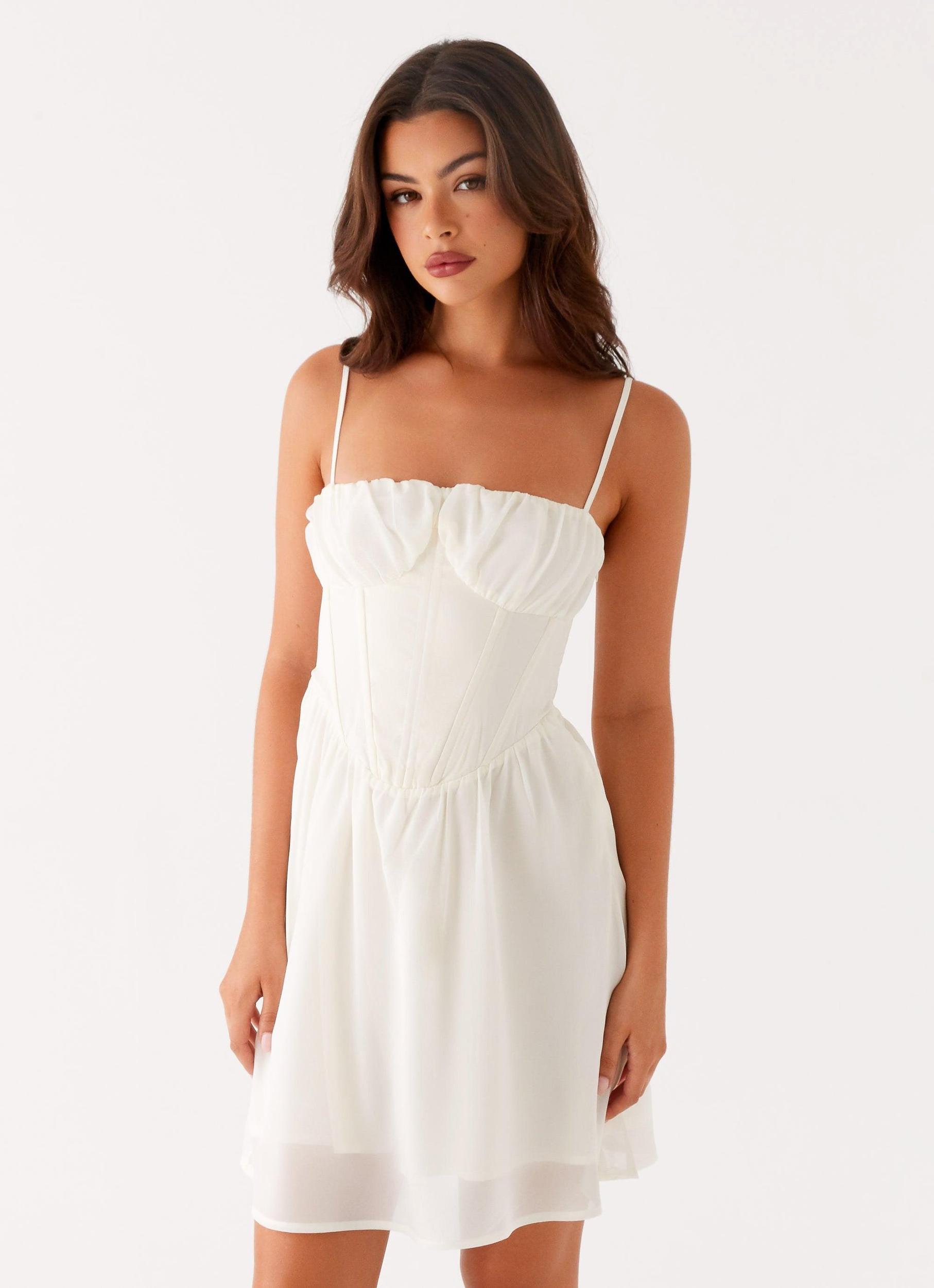 Harmony Mini Dress - Ivory Product Image