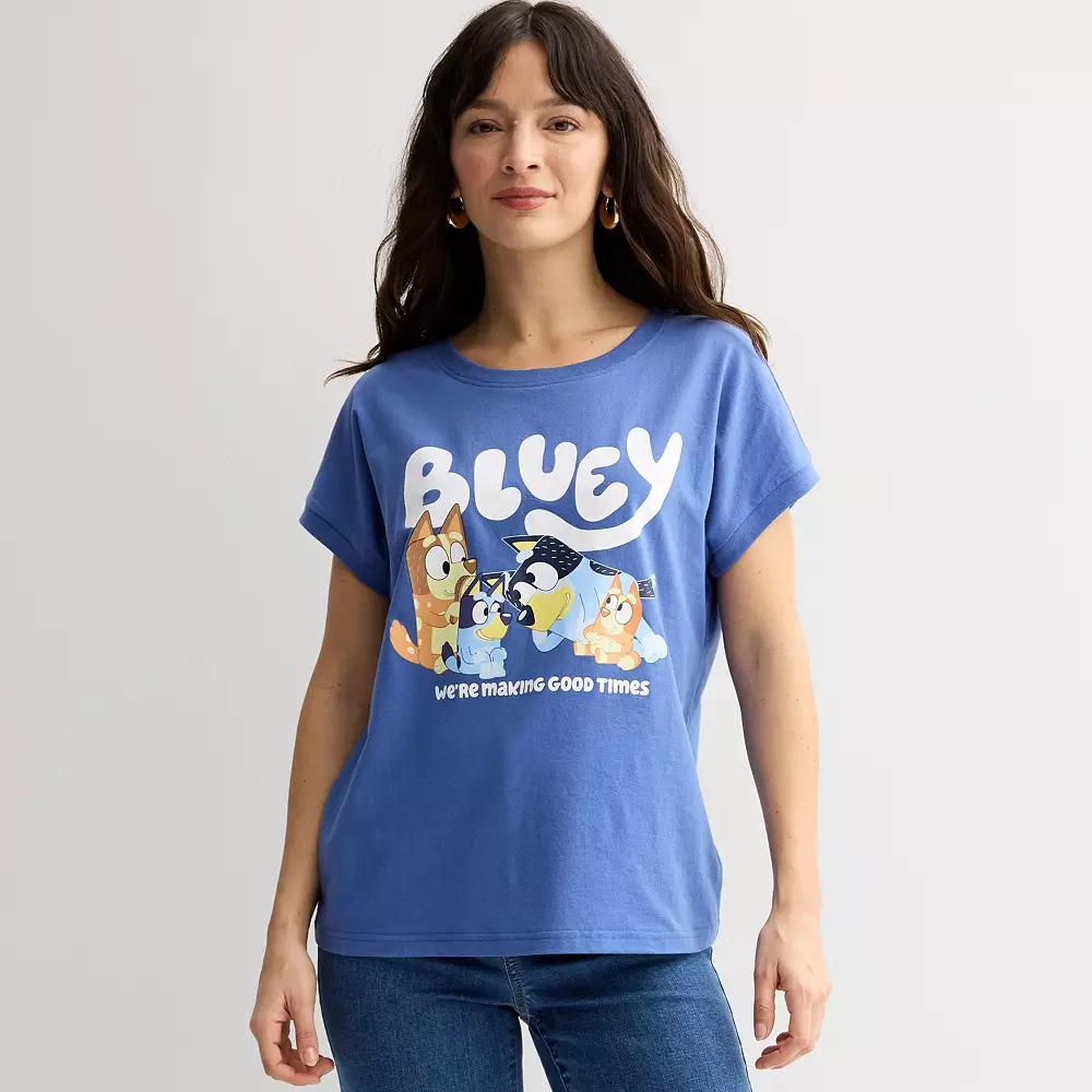 Women's Bluey We're Making Good Times Graphic Tee, Size: Medium Product Image
