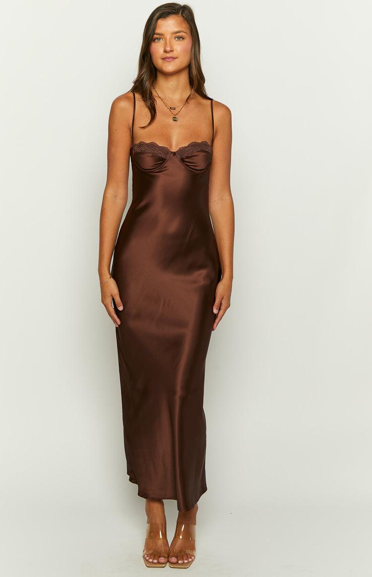 Scarlette Brown Maxi Dress Product Image