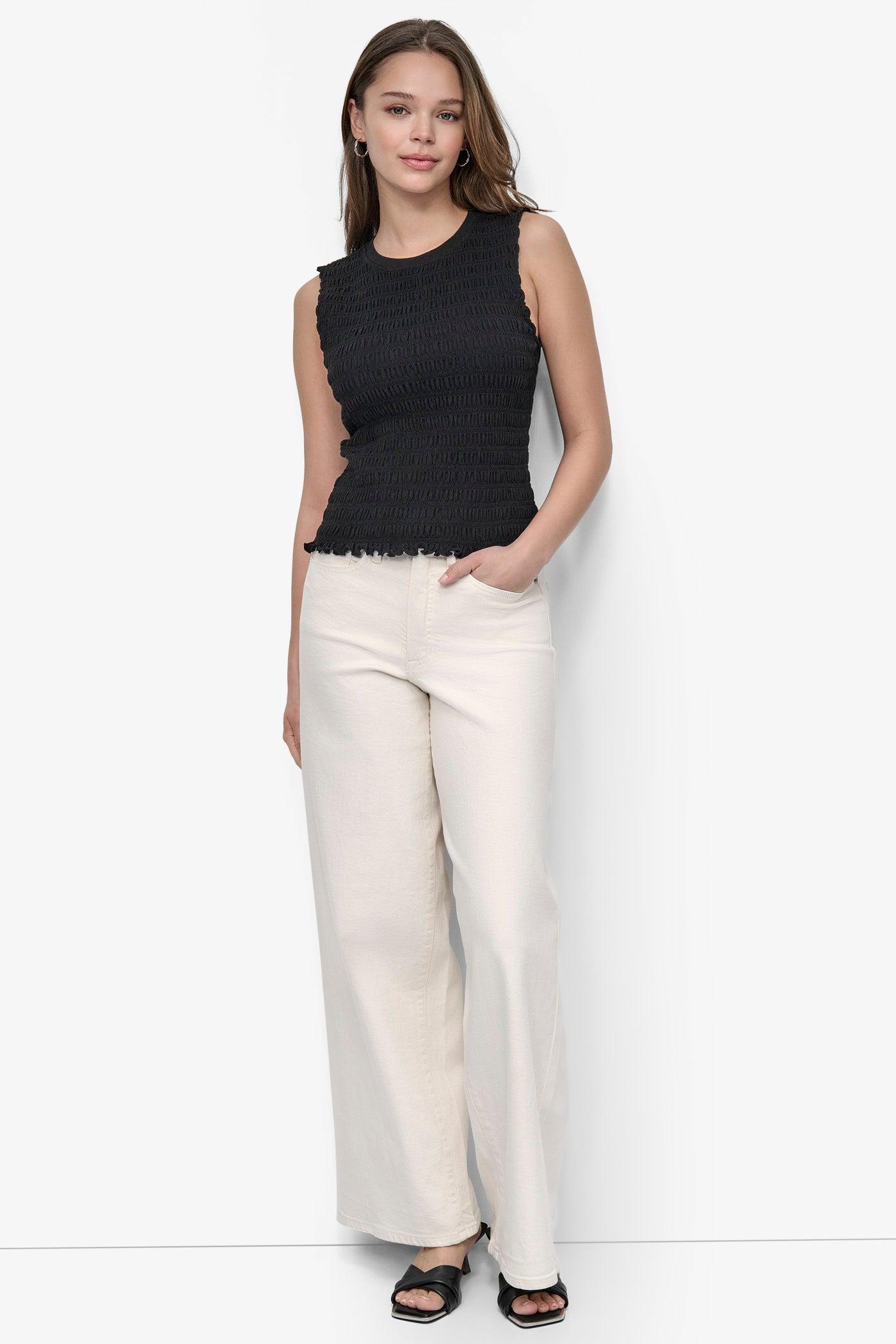 SMOCKED TEE Product Image