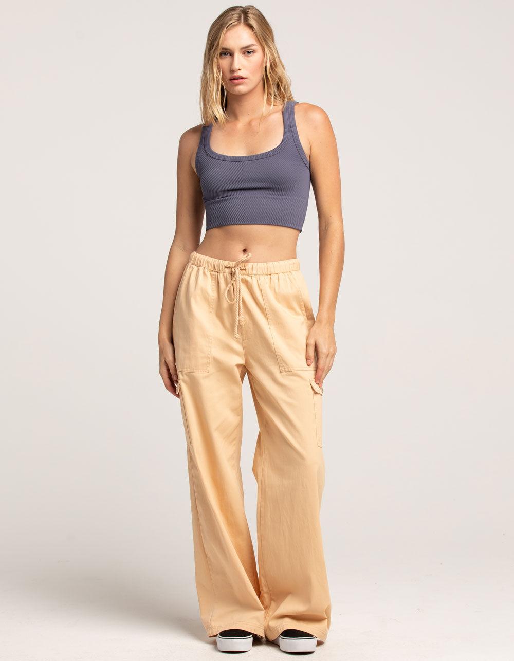 FULL TILT Seamless Chevron Womens Crop Tank Top - DUSK Product Image