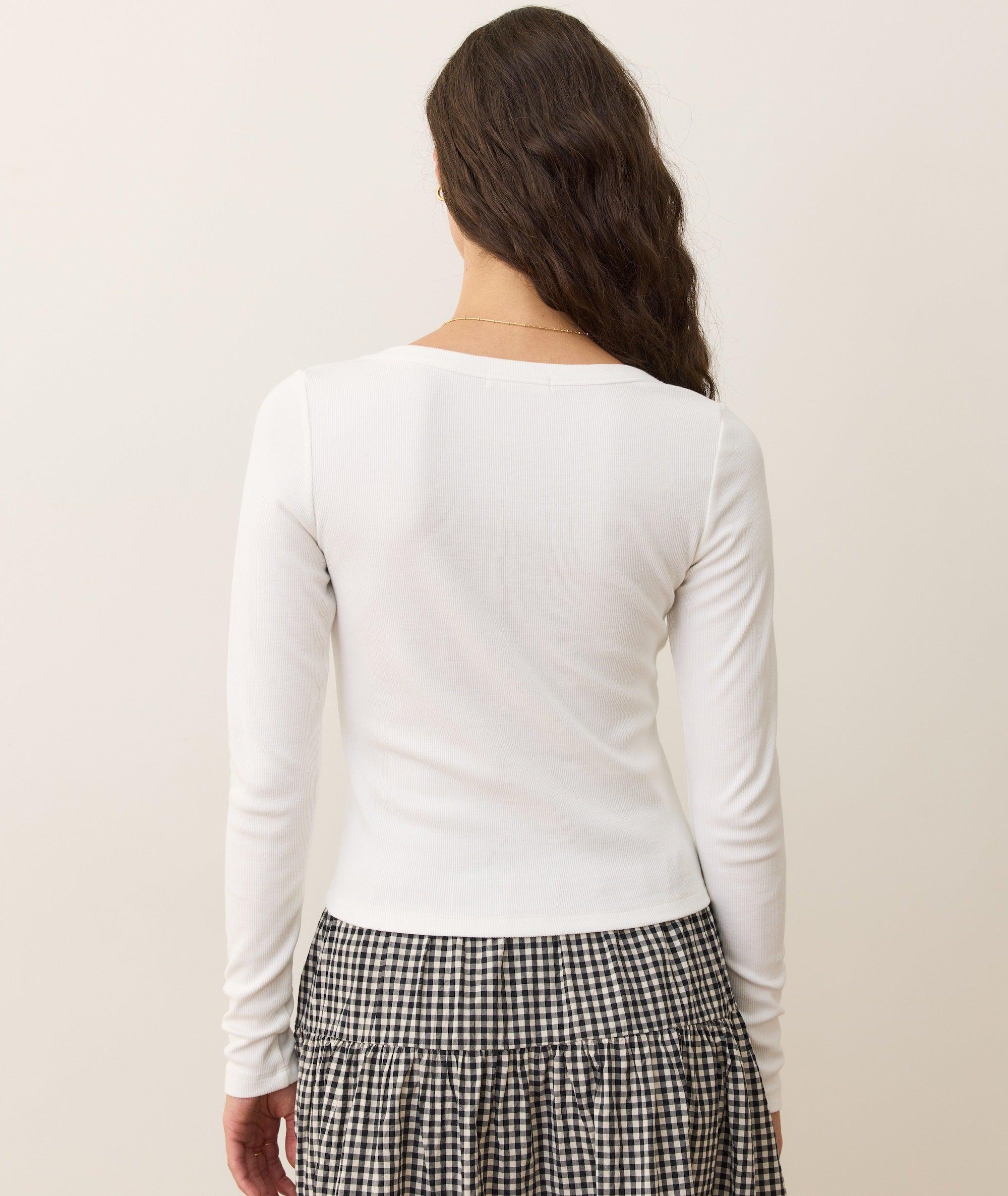 Lexi Rib Sun-In Longsleeve Scoop Tee Product Image