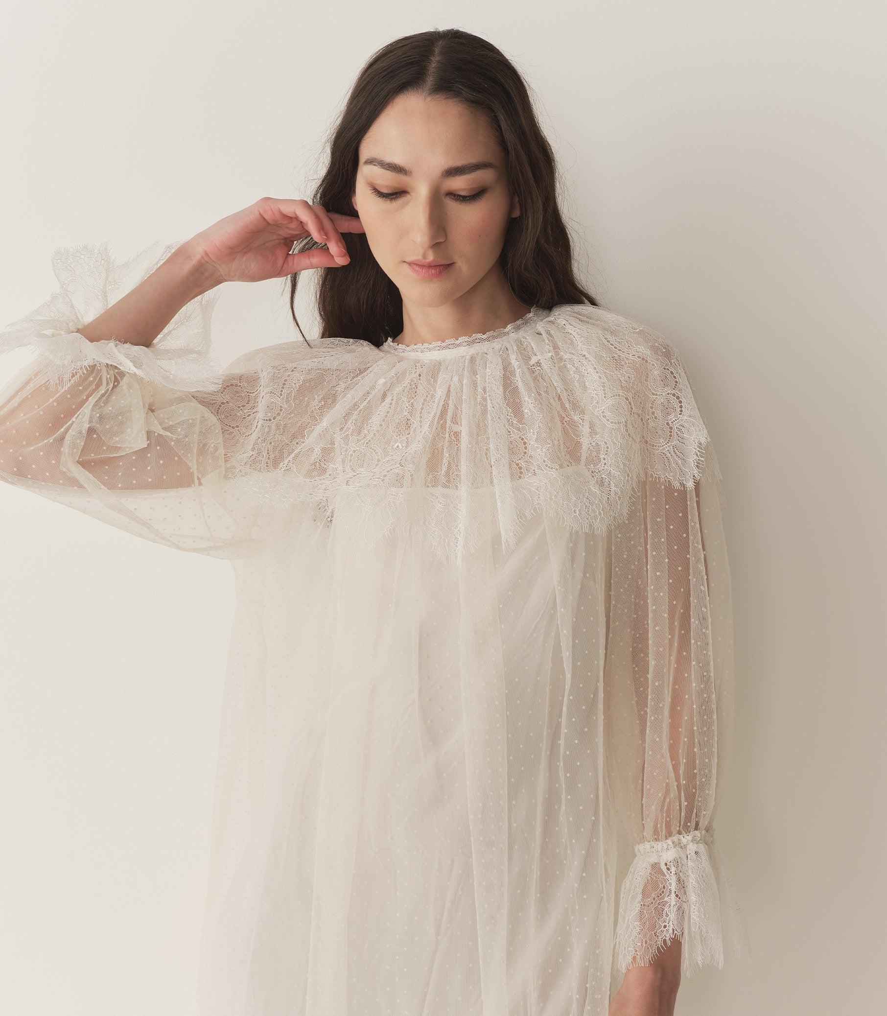 LILITH DRESS -- CREME DE LUNE Product Image