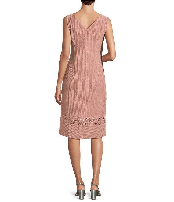 Le Bos 2-Piece Crinkle Knit Jacket Dress Product Image