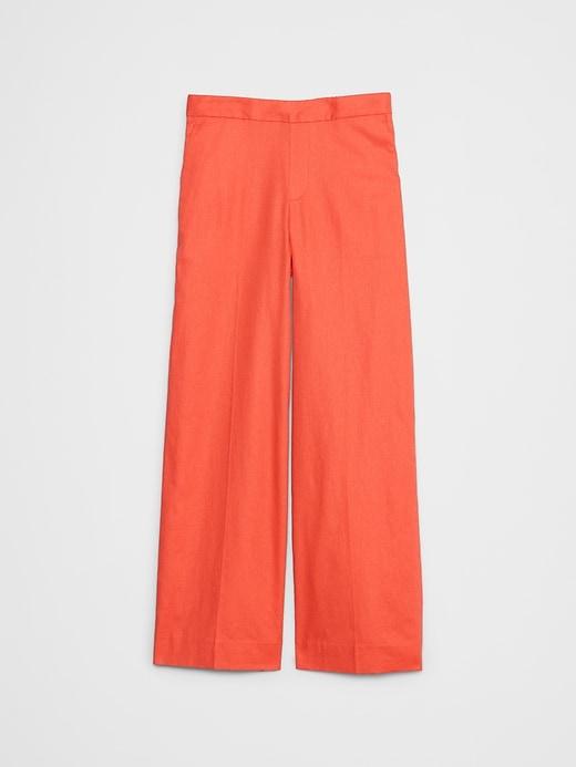 Hayden Wide-Leg Linen-Blend Pull-On Pant Product Image