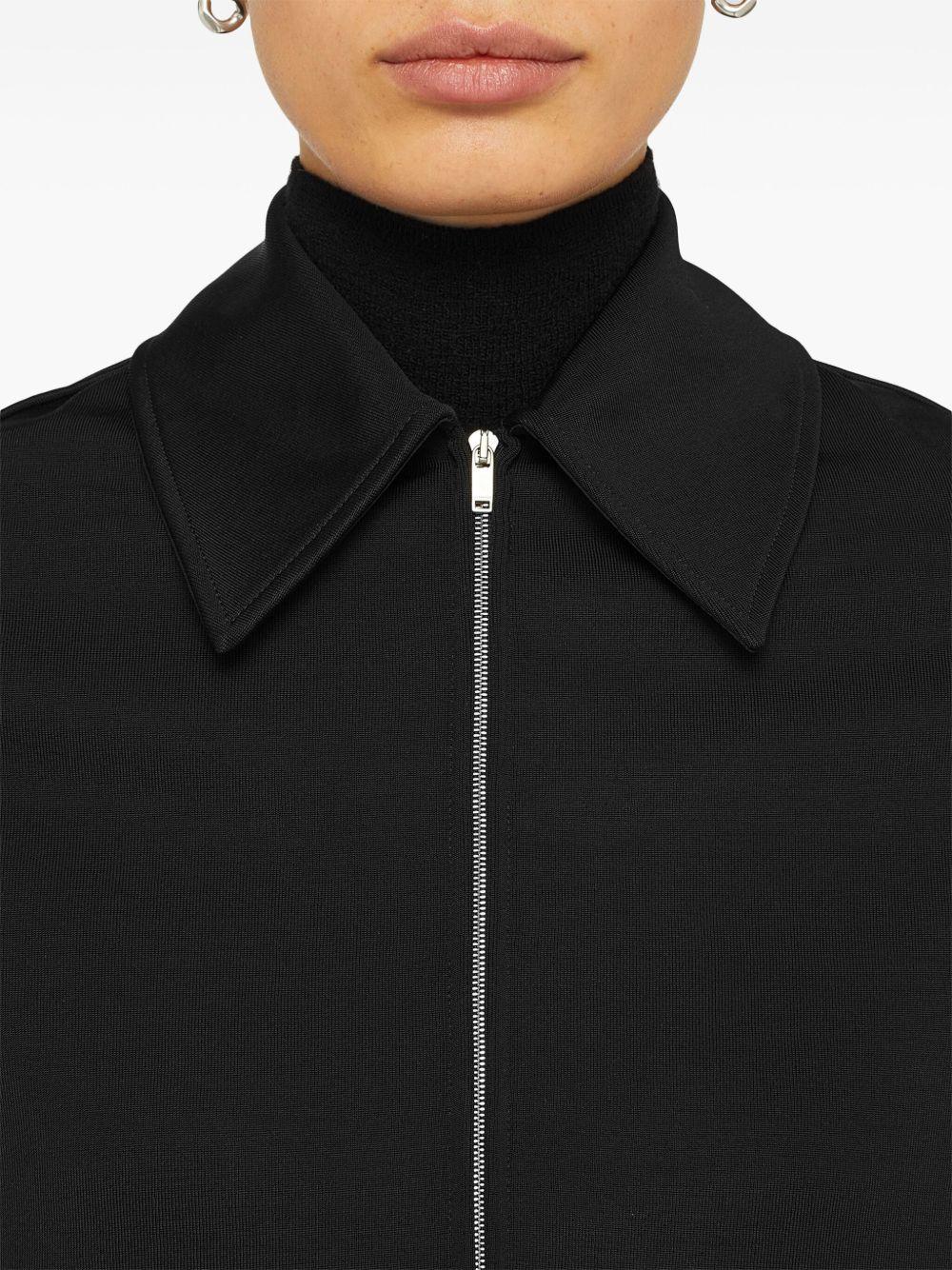 zip-up shirt jacket Product Image