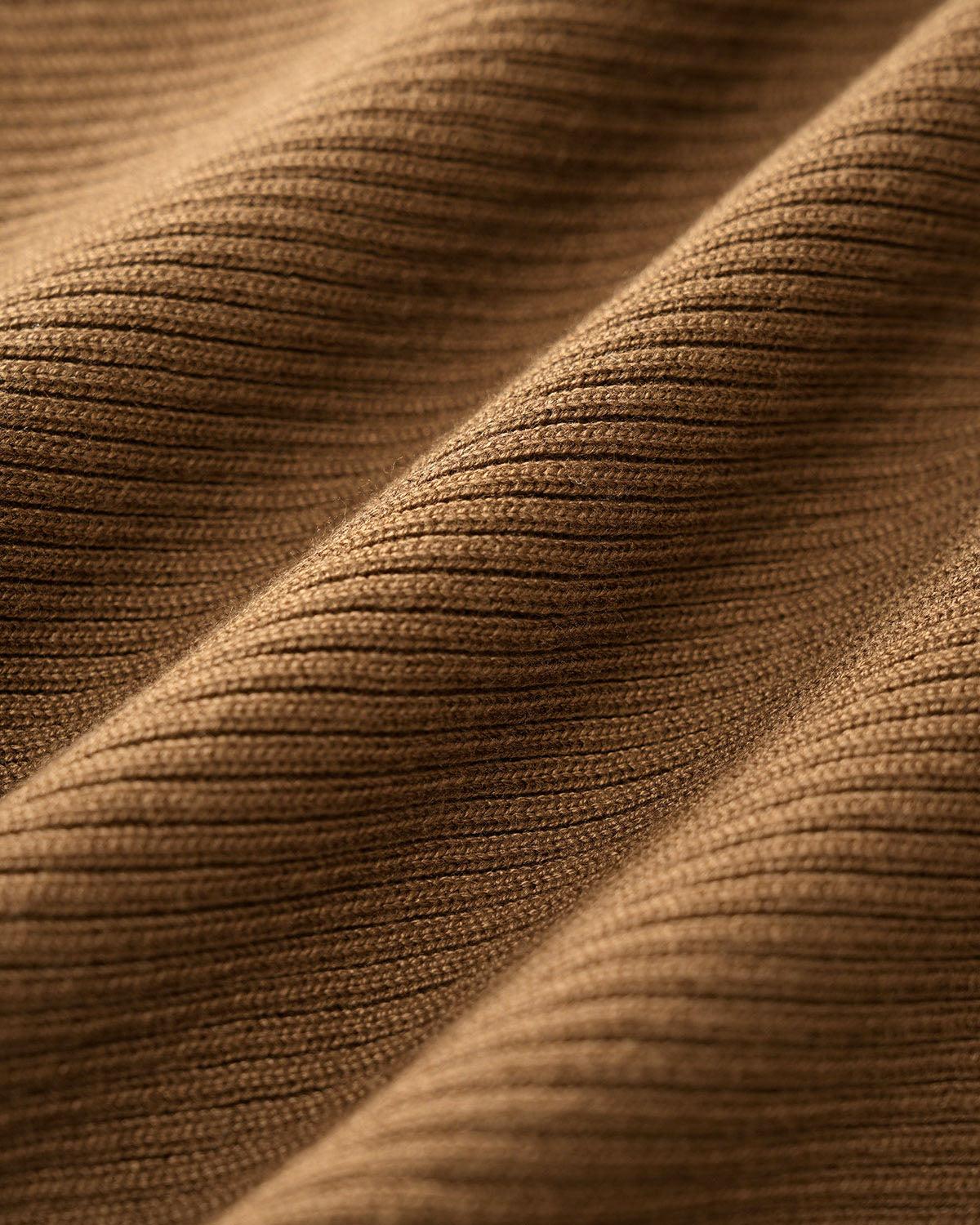 Caramel Contrast Sleeveless Midi Dress Product Image