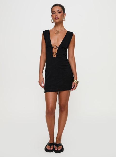 Steward Mini Dress Black Product Image