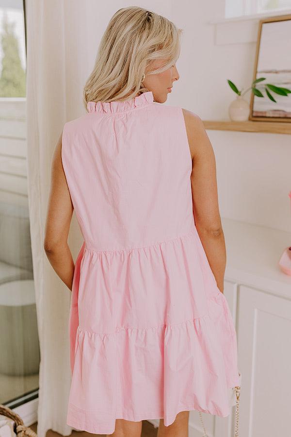 Graceful Smile Floral Embroidered Mini Dress Product Image