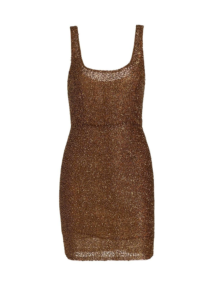 Womens Inori Beaded Scoopneck Minidress Product Image
