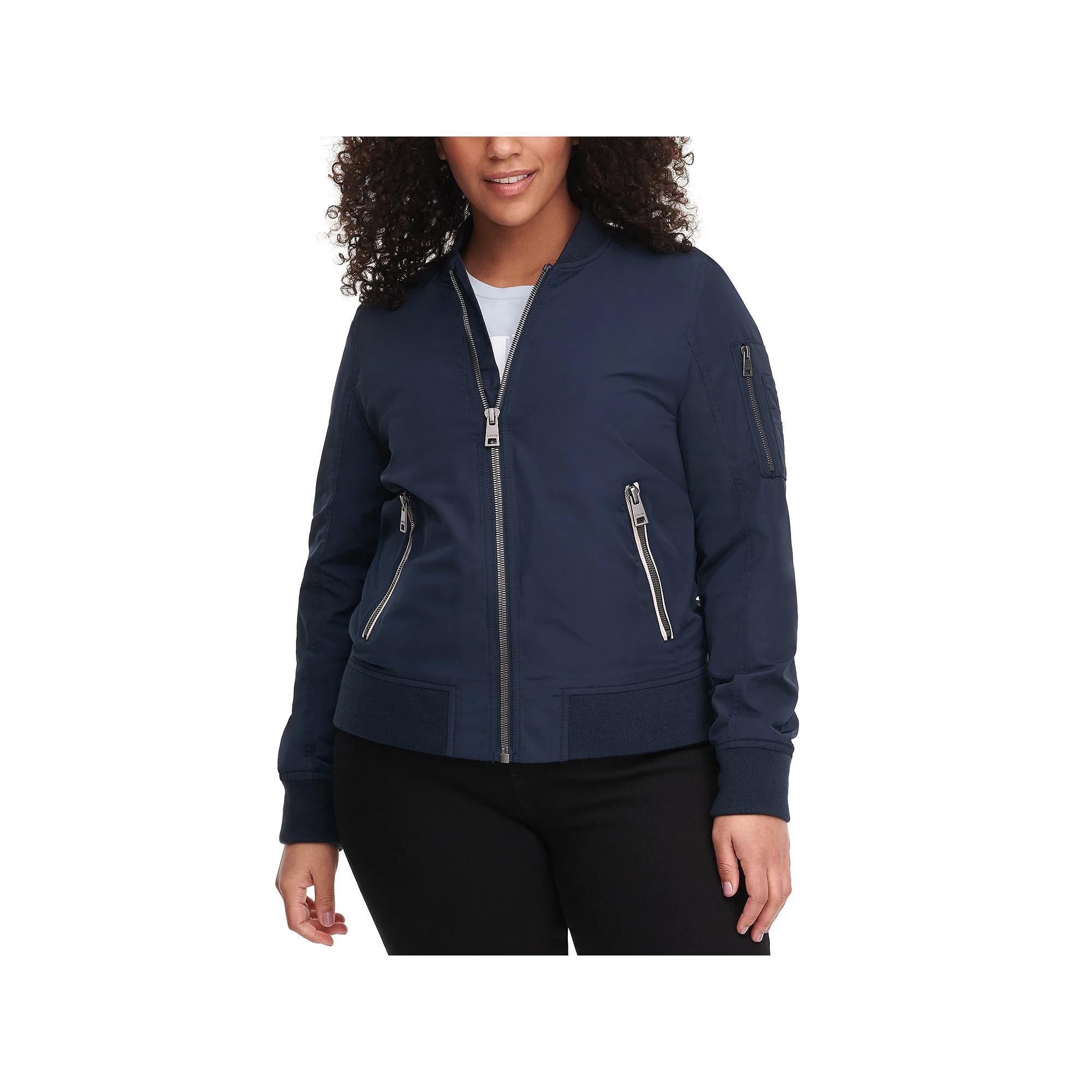 Plus Size Levi's® Newport Classic Bomber Jacket, Women's, Size: 2XL, White Product Image