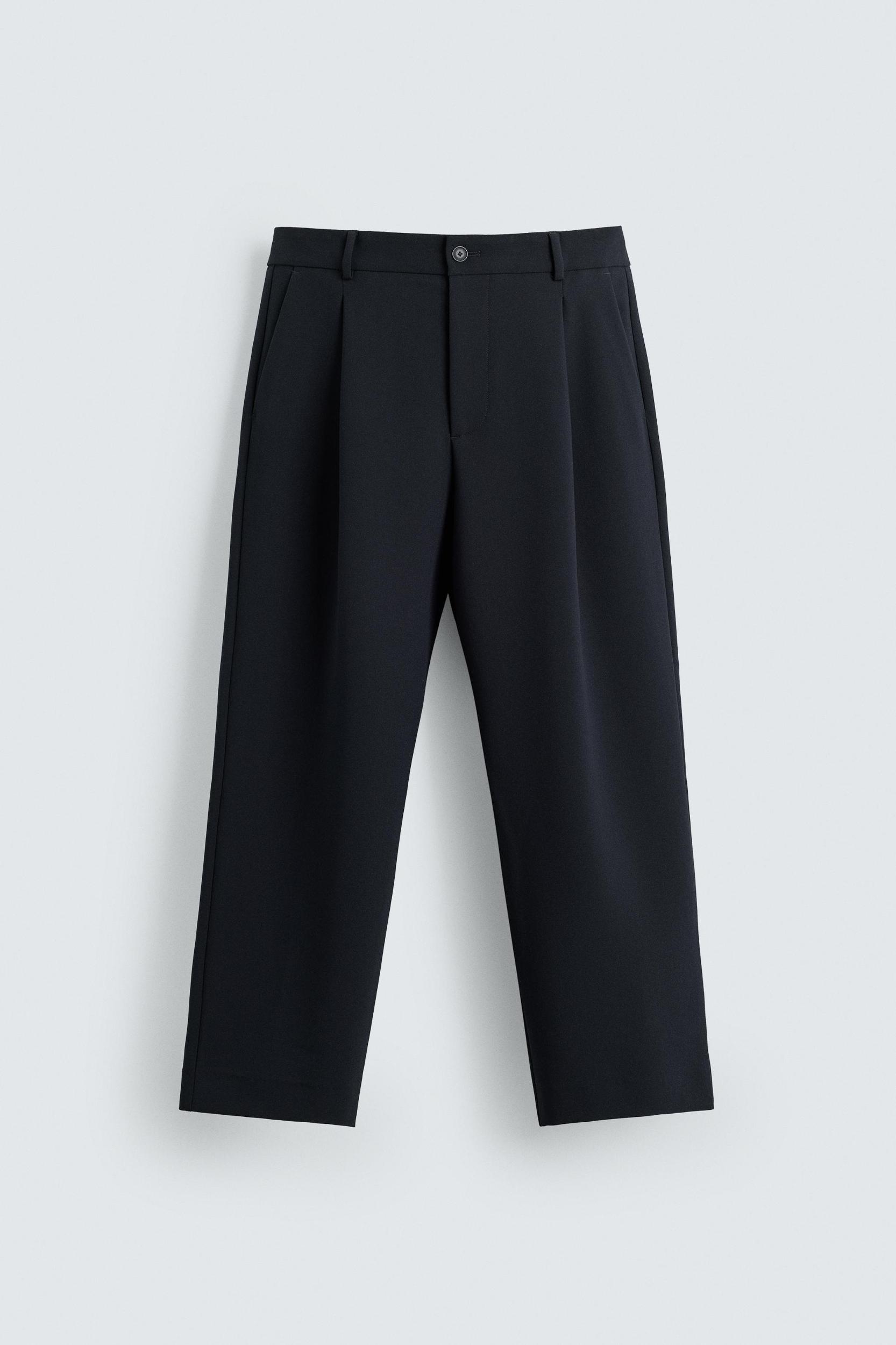 RELAXED FIT PLEATED PANTS Product Image