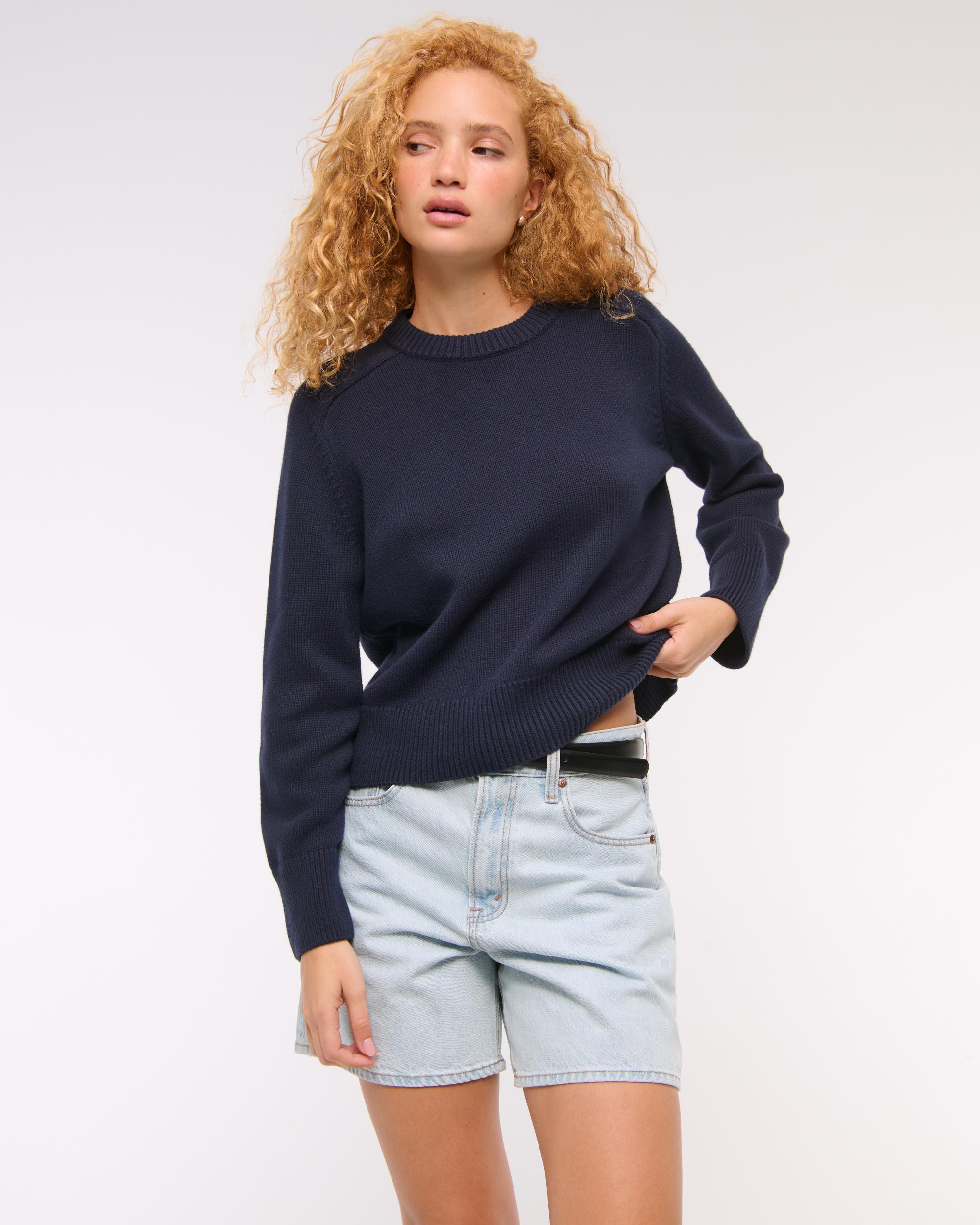 The A&F Madeline Crew Sweater Product Image