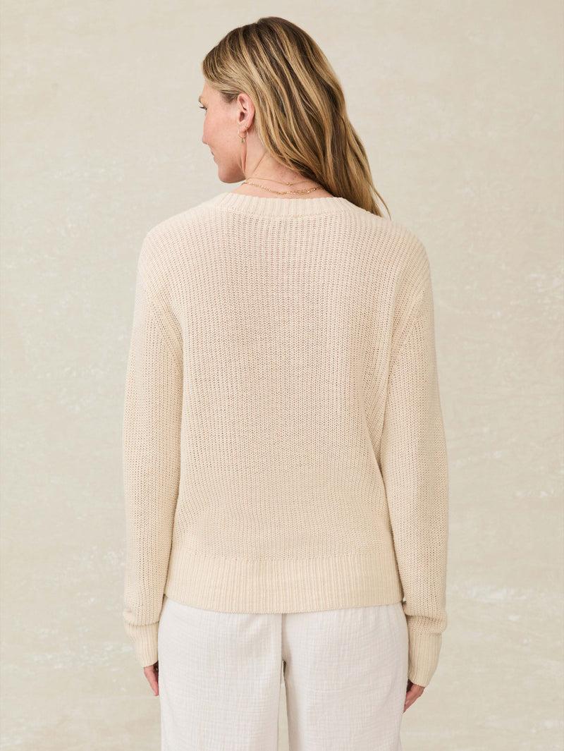 Miramar Linen Cardigan - Summer Sand Product Image