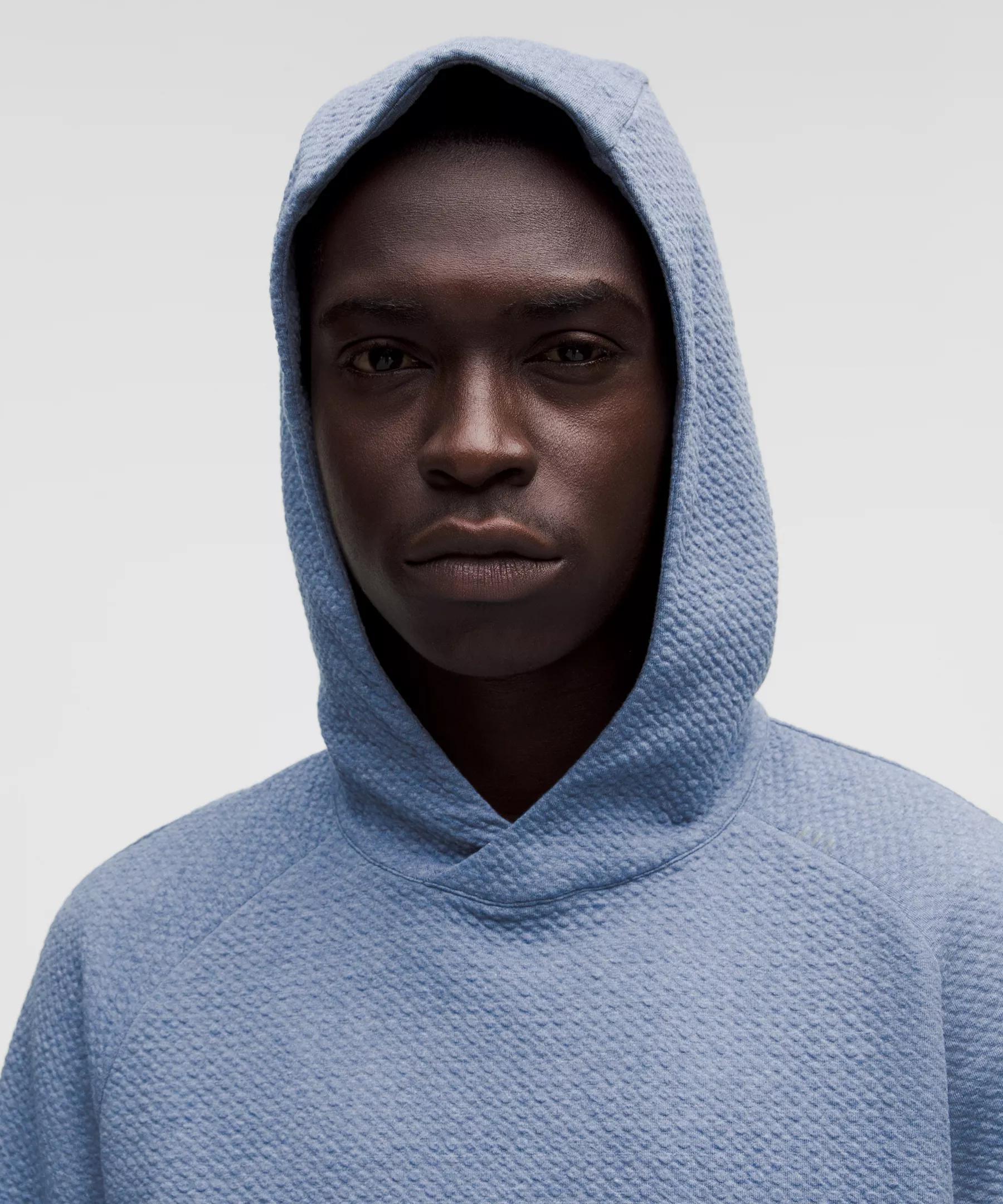 Textured Double-Knit Cotton Hoodie Product Image