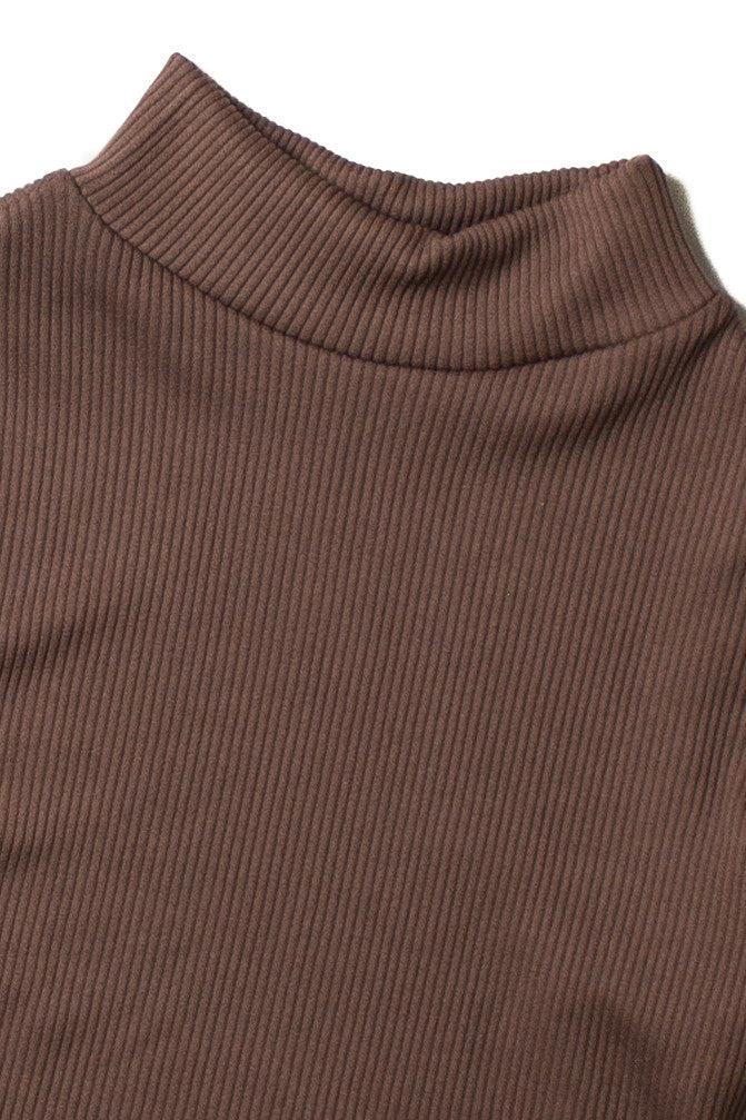 Seamless Short Sleeve Mock Neck Top Product Image