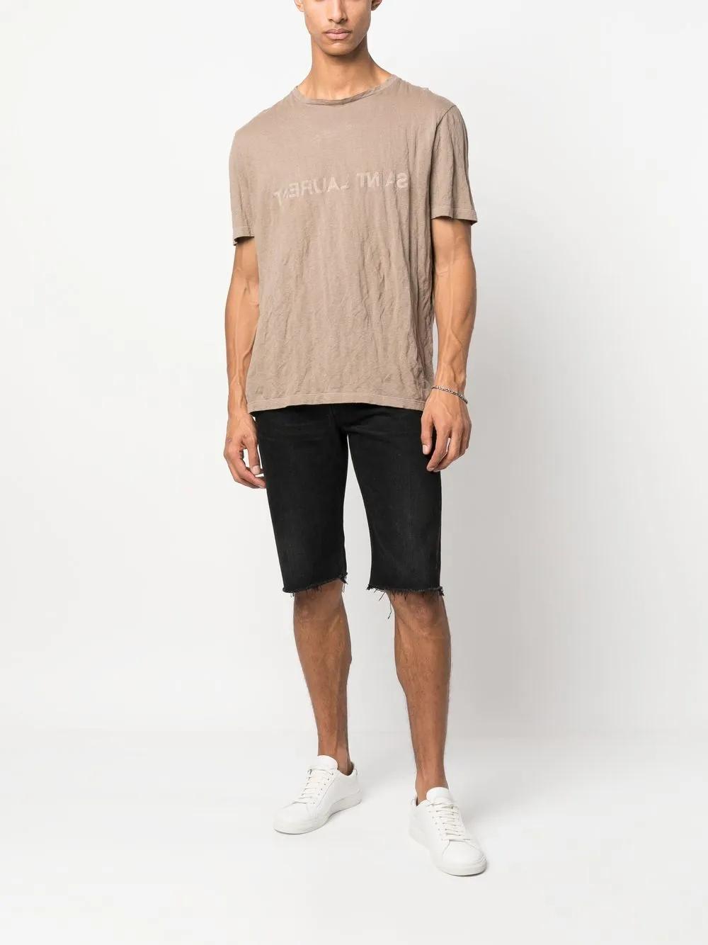 logo-print cotton T-shirt Product Image