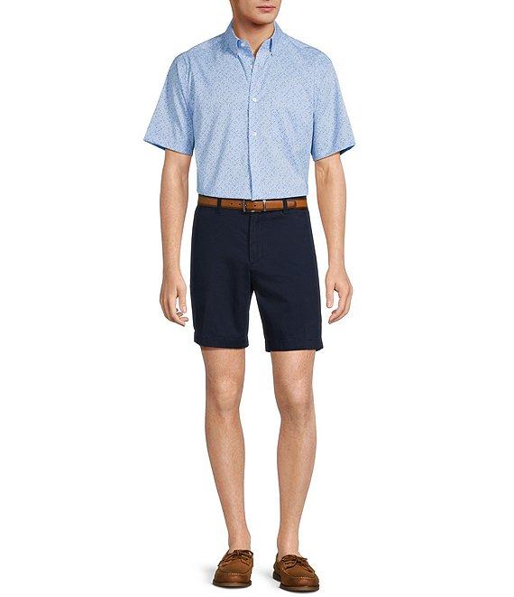 Roundtree & Yorke TravelSmart Easy Care Short Sleeve Arrow Print Sport Shirt Product Image