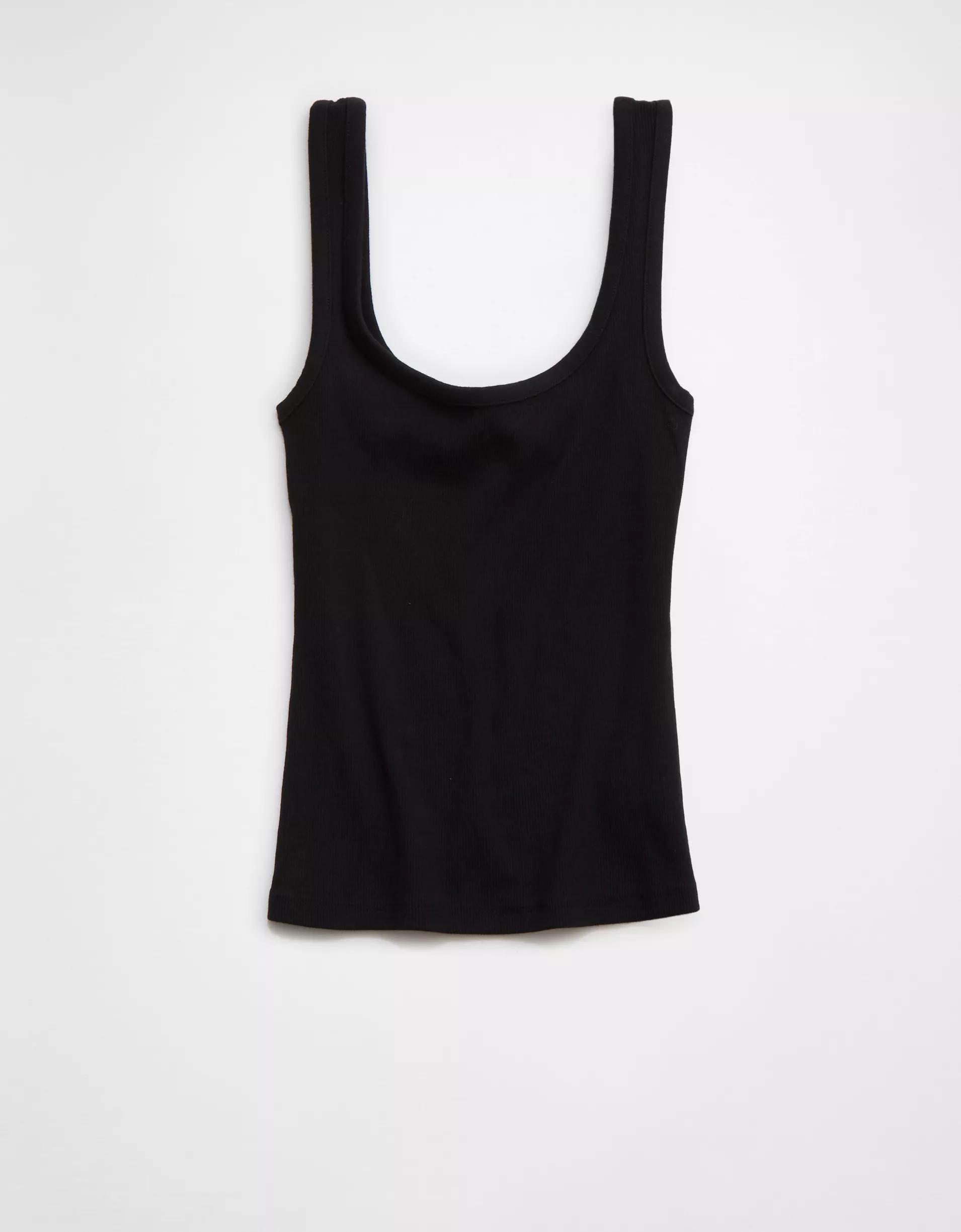 Aerie Double Scoop Neck Tank Top Women's Product Image