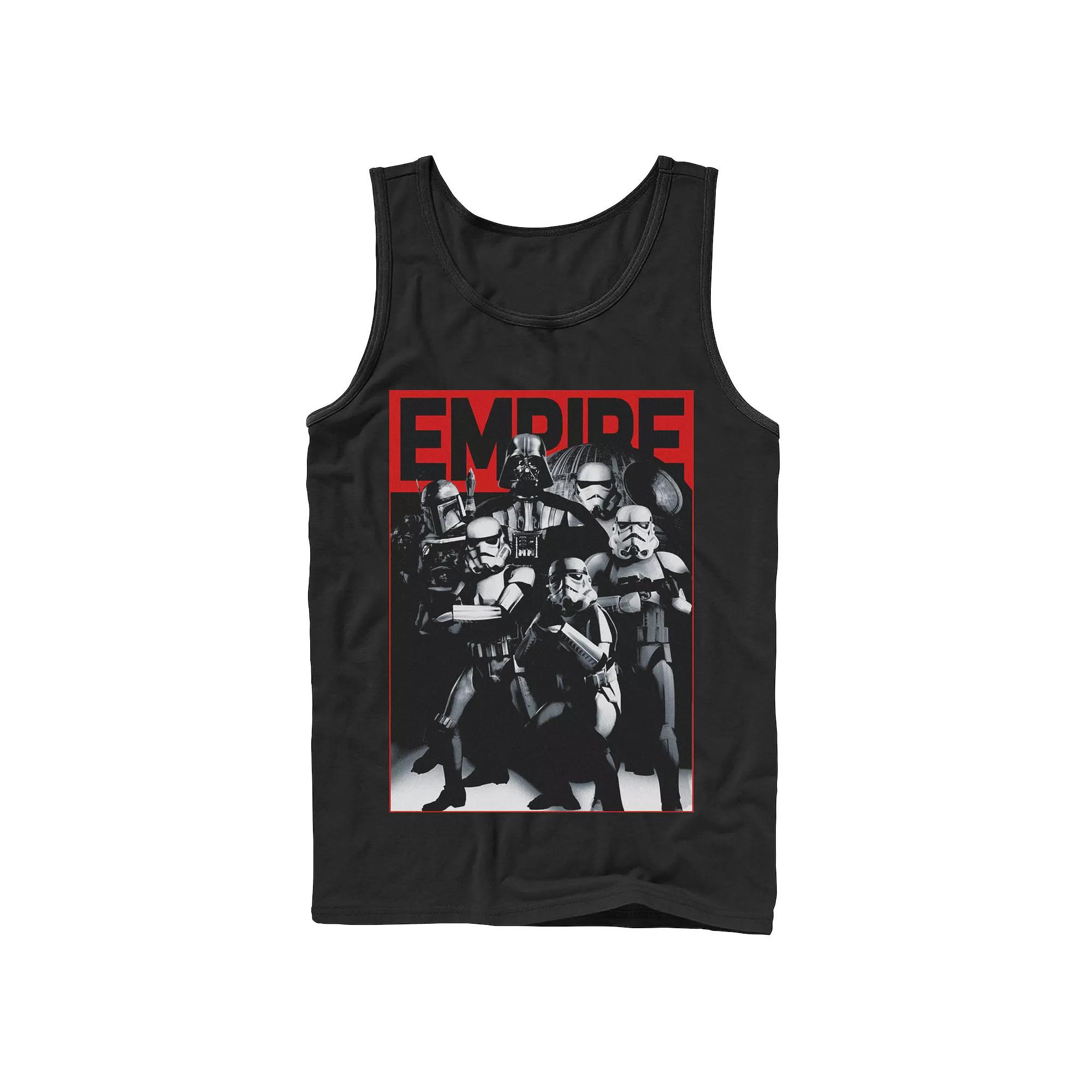 Men's Star Wars Empire Crew Poster Tank Top, Size: Large, Black Product Image