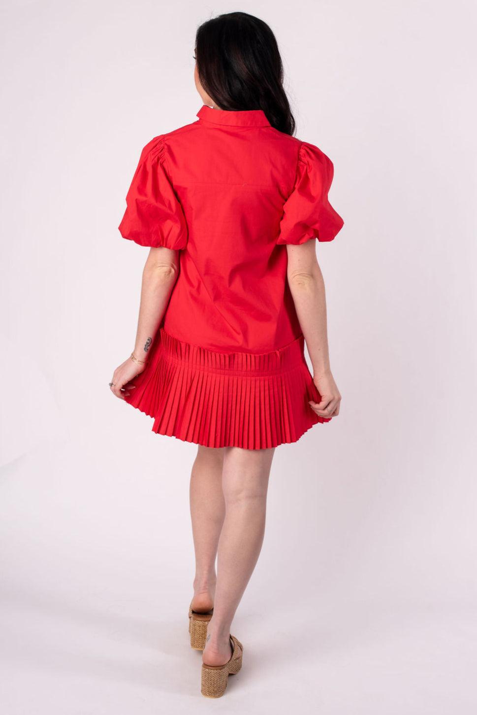 Sydney Button Front Mini Dress Product Image