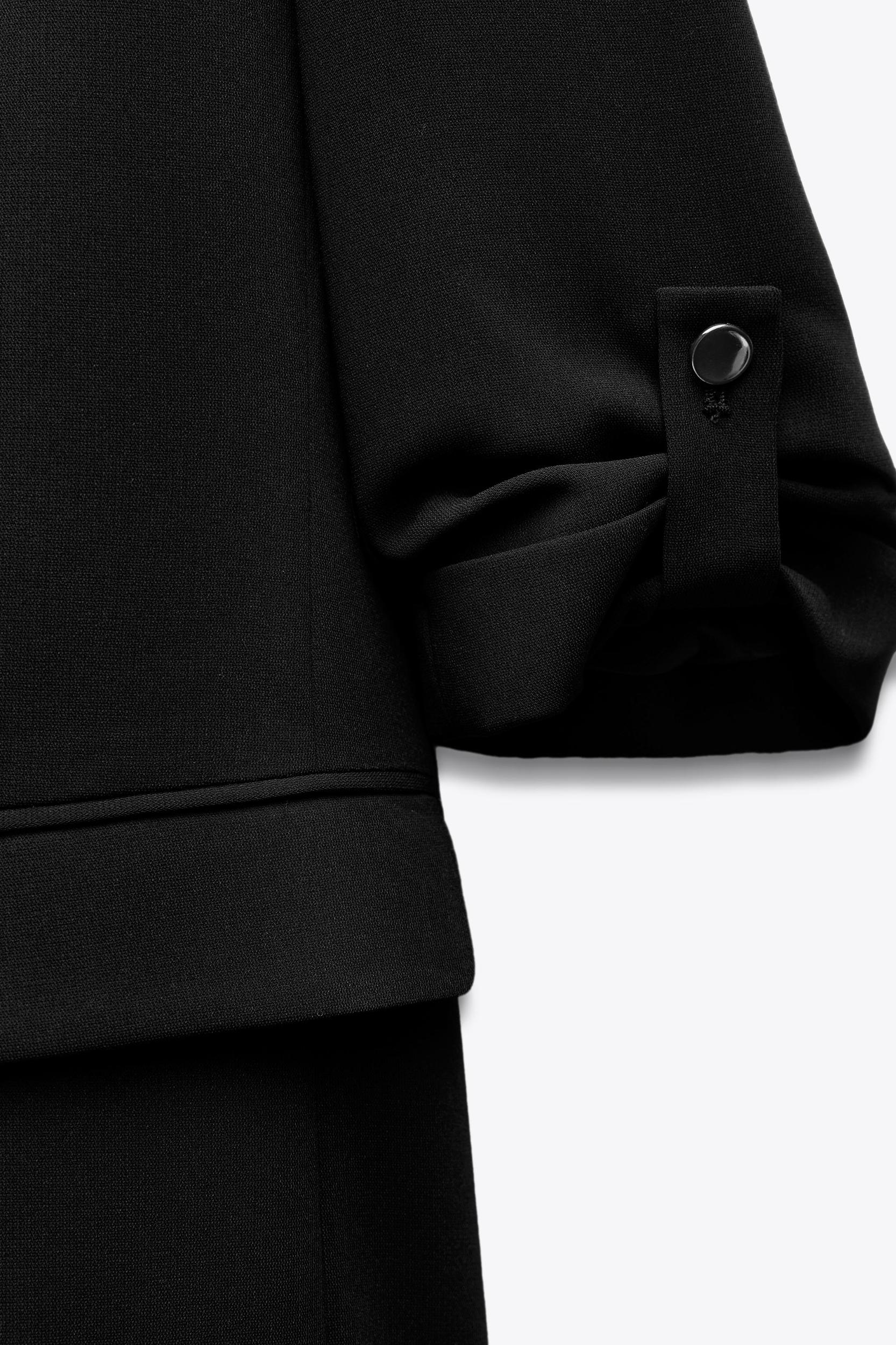 BLAZER WITH ROLLED-UP SLEEVES Product Image