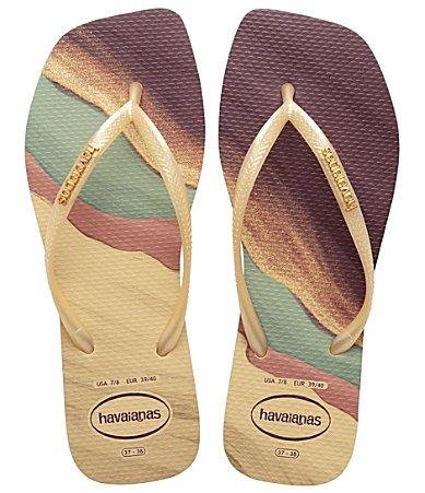 havaianas Womens Slim Square Trendy Flip Flop Sandals Product Image