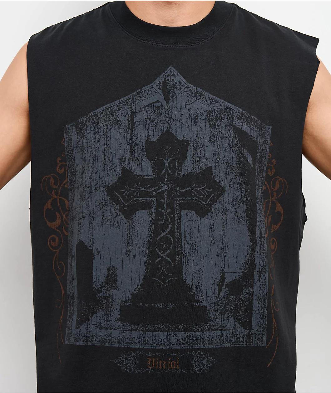 Vitriol Dark Frame Black Tank Top Product Image