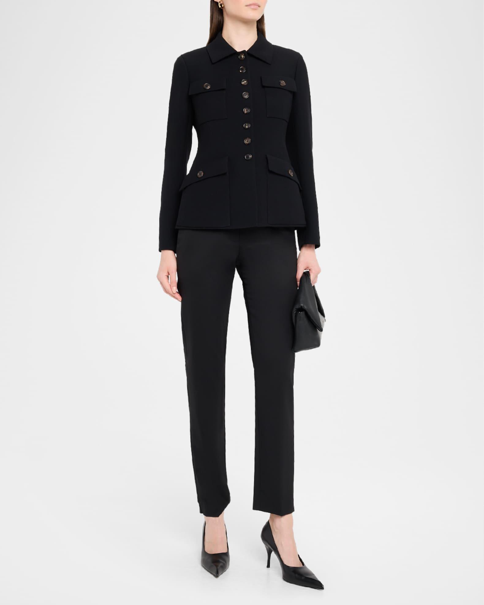 Delia Single-Breasted Wool Double-Face Jacket Product Image