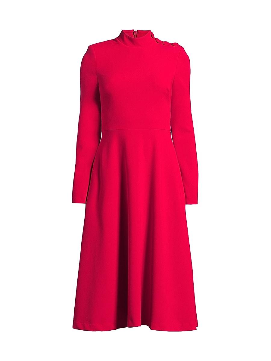 Womens Antonia Flared Midi-Dress Product Image