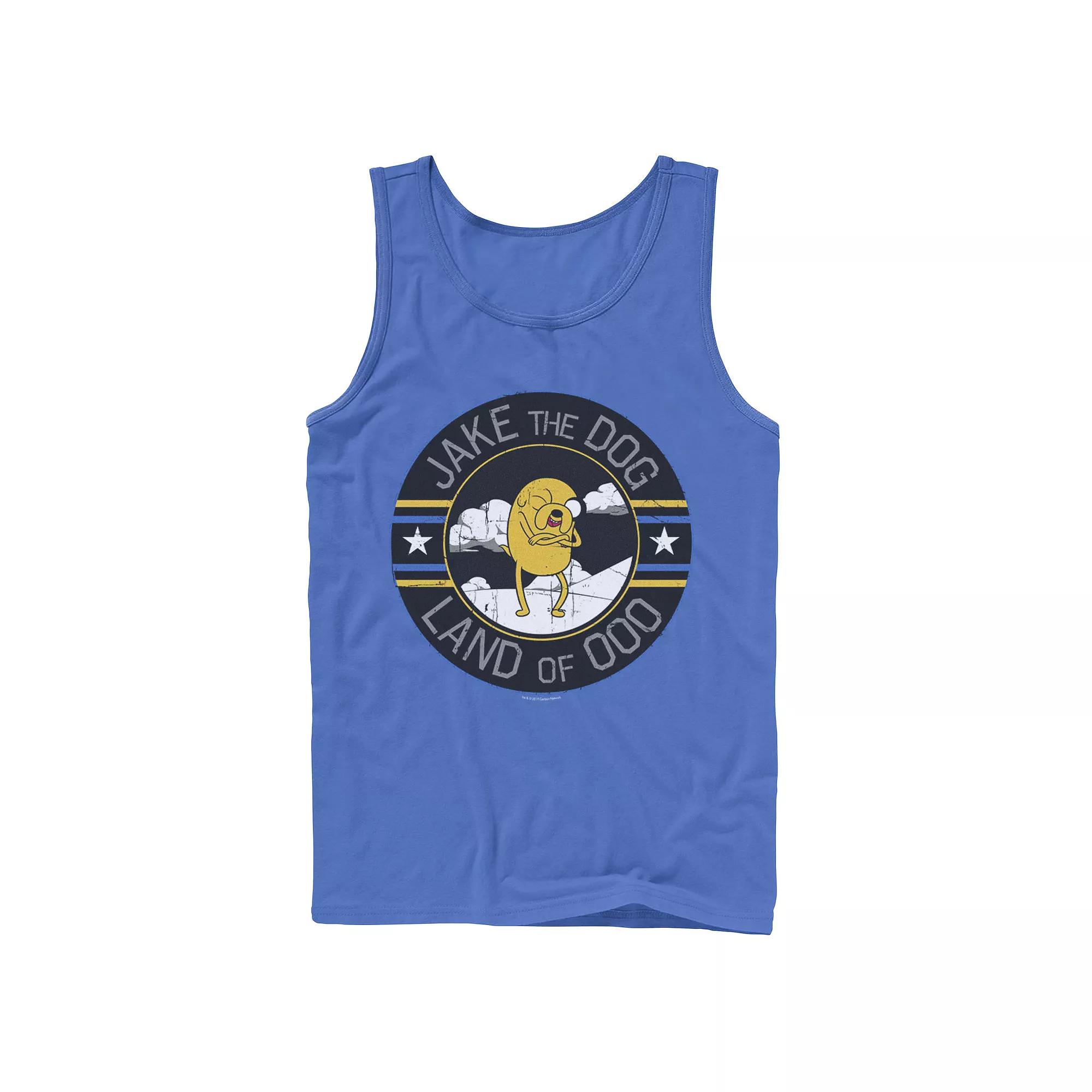Men's Cartoon Network Adventure Time Jake The Dog Land Of Ooo Tank Top,  Product Image