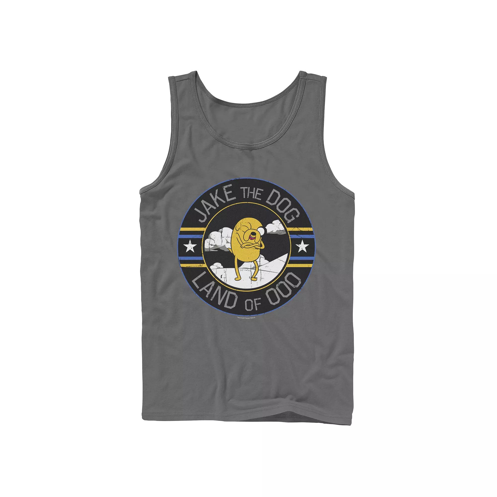 Men's Cartoon Network Adventure Time Jake The Dog Land Of Ooo Tank Top,  Product Image