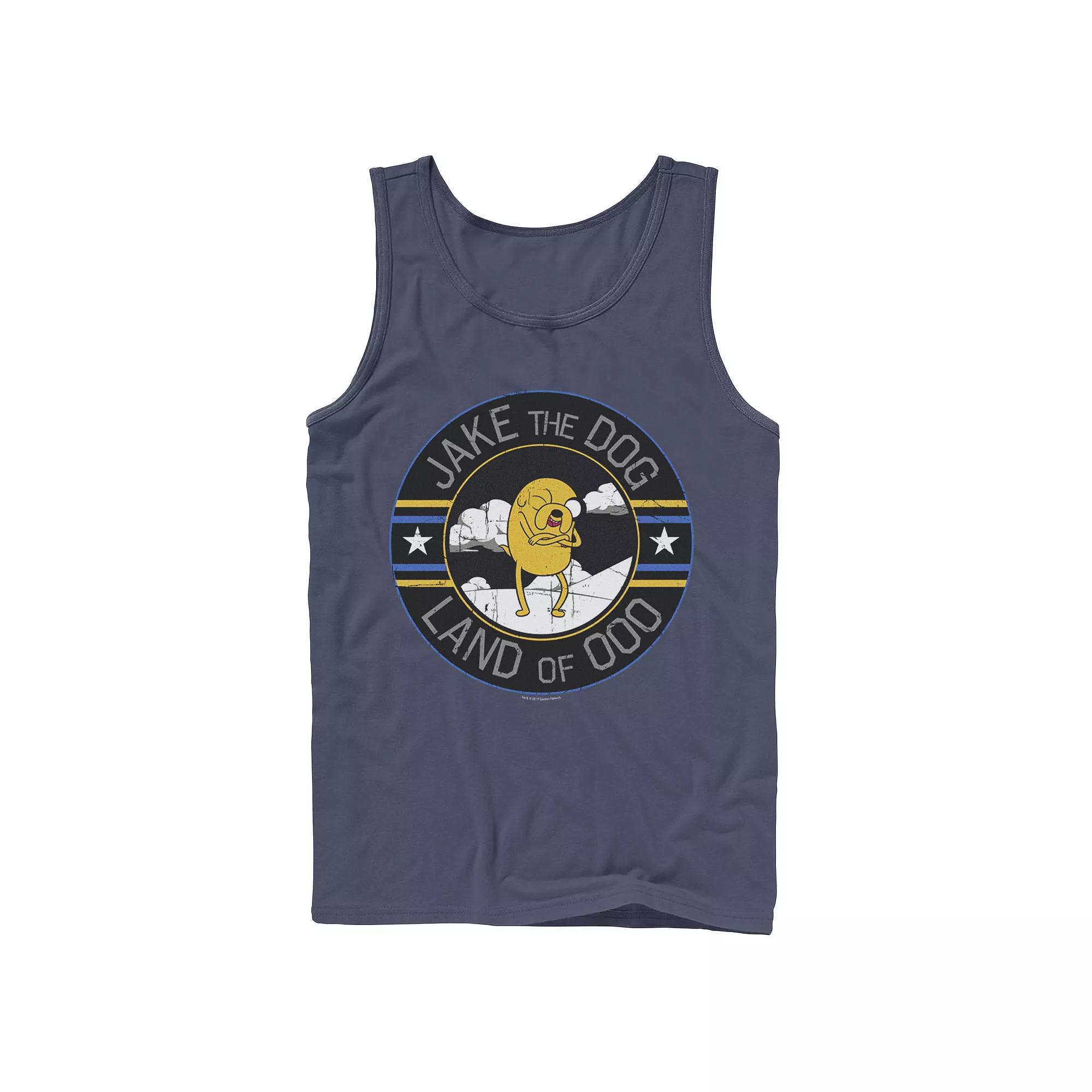 Men's Cartoon Network Adventure Time Jake The Dog Land Of Ooo Tank Top,  Product Image