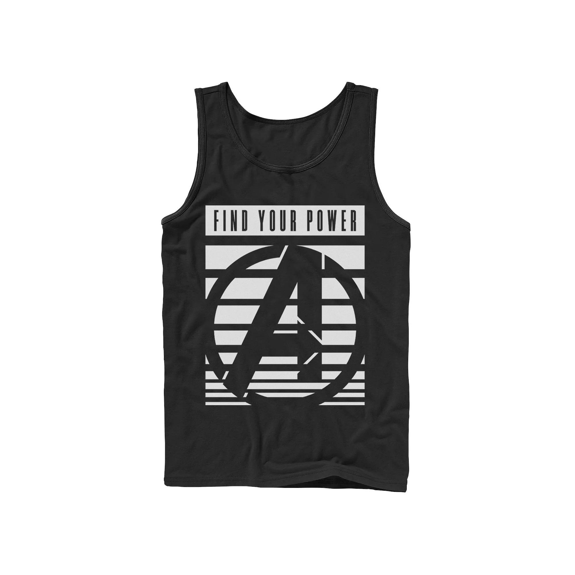 Men's Marvel The Avengers Find Your Inner Power Graphic Tank,  Product Image