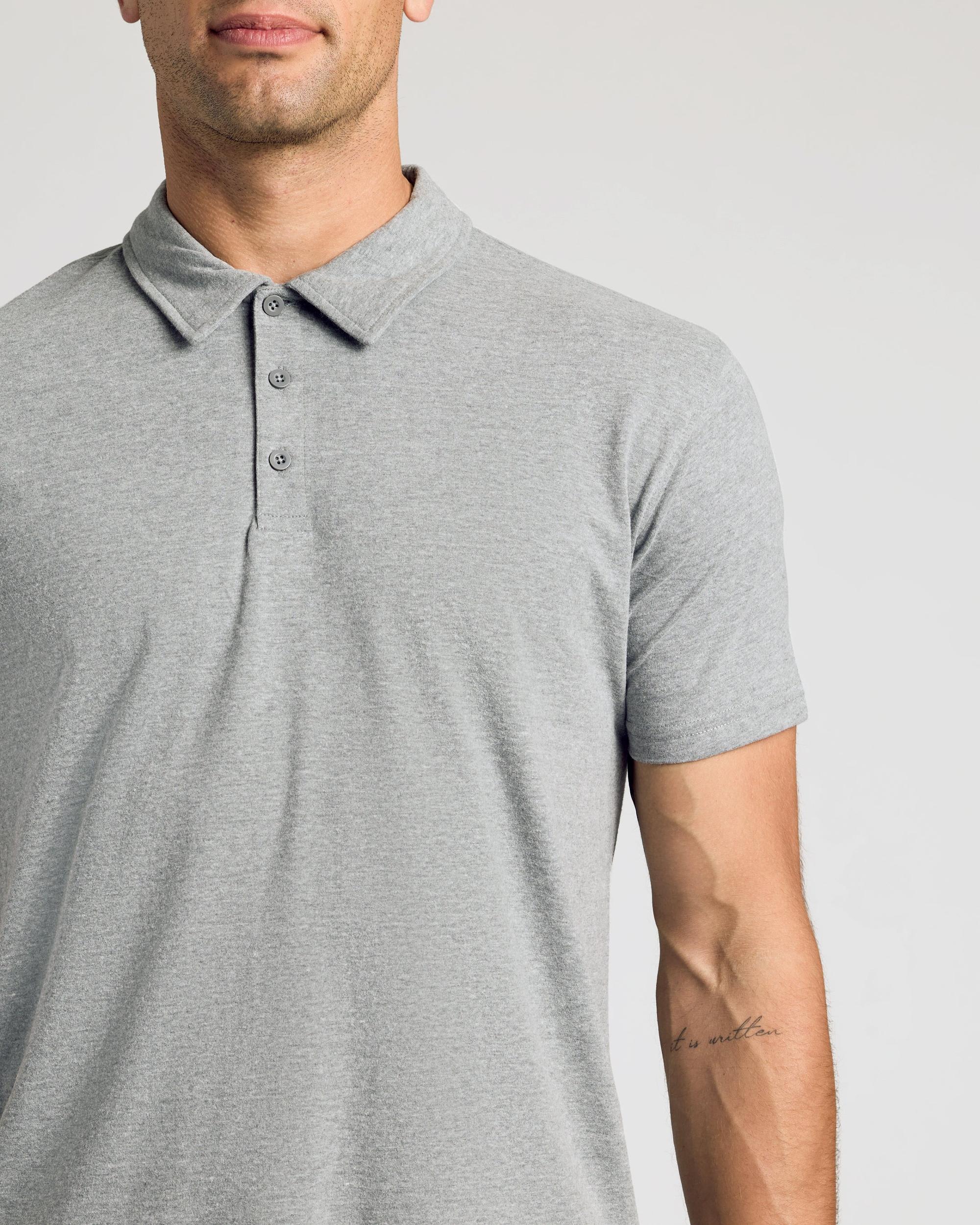 Heather Gray Classic Polo Product Image