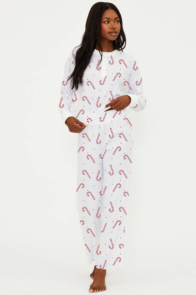 Candy Cane Waffle Sleep Set Product Image