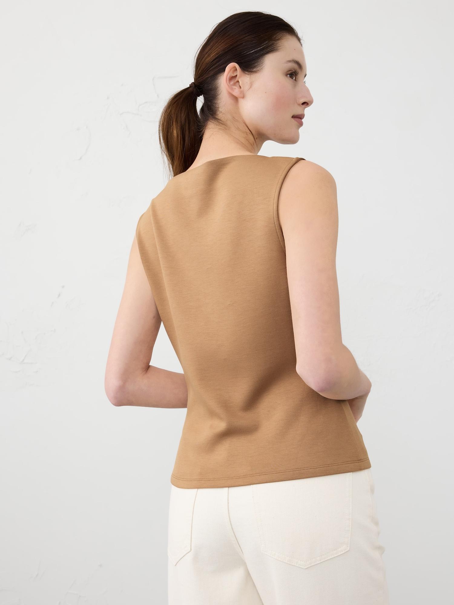 Soft Touch Scuba Slash-Neck Tank Product Image