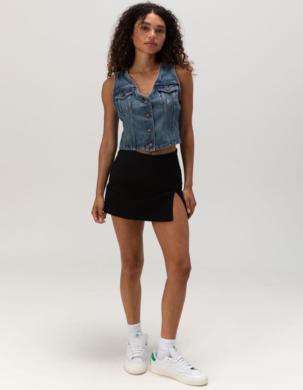 LEVI'S Premium Bella Denim Corset Top - Dark Wash Product Image