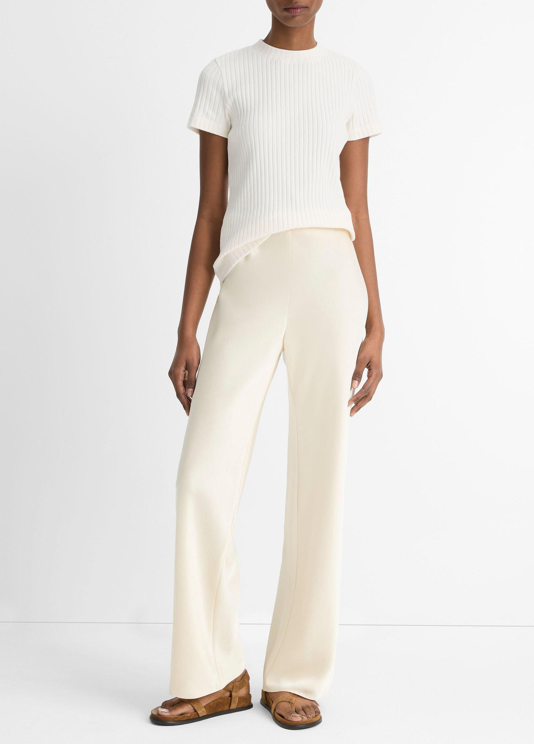 Ribbed Cotton-Blend Top Product Image