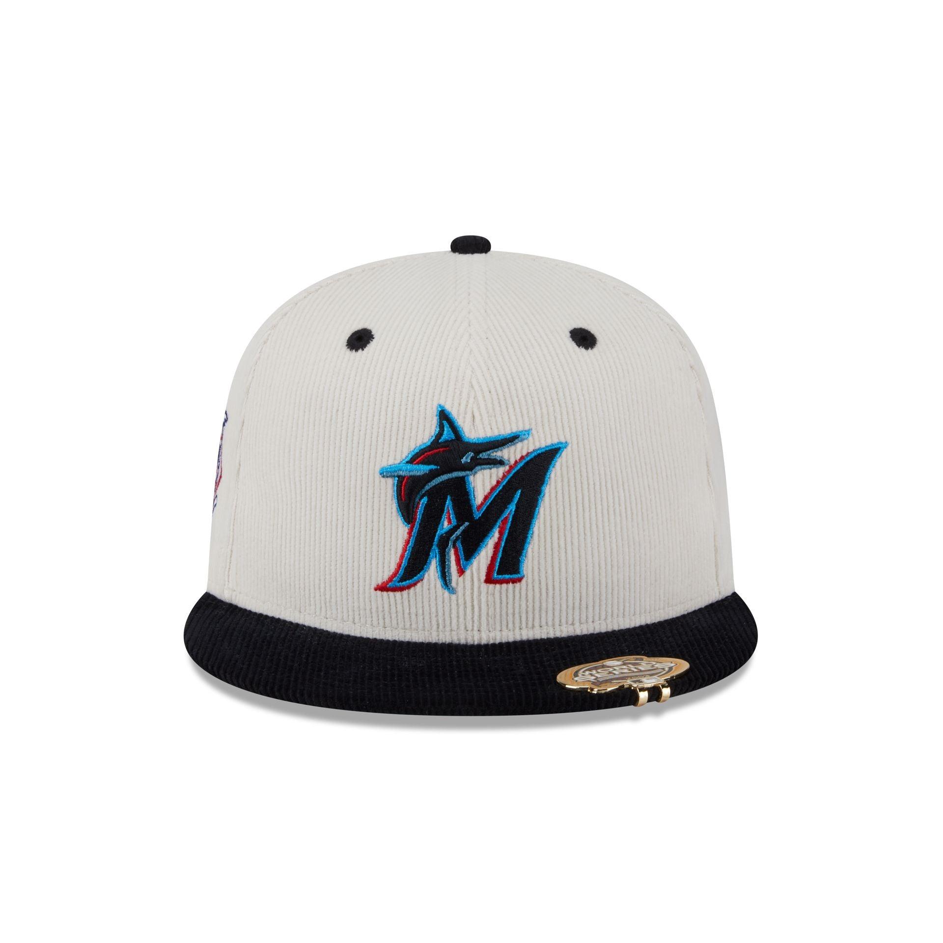 Miami Marlins Two Tone Cord 59FIFTY Fitted Hat Male Product Image