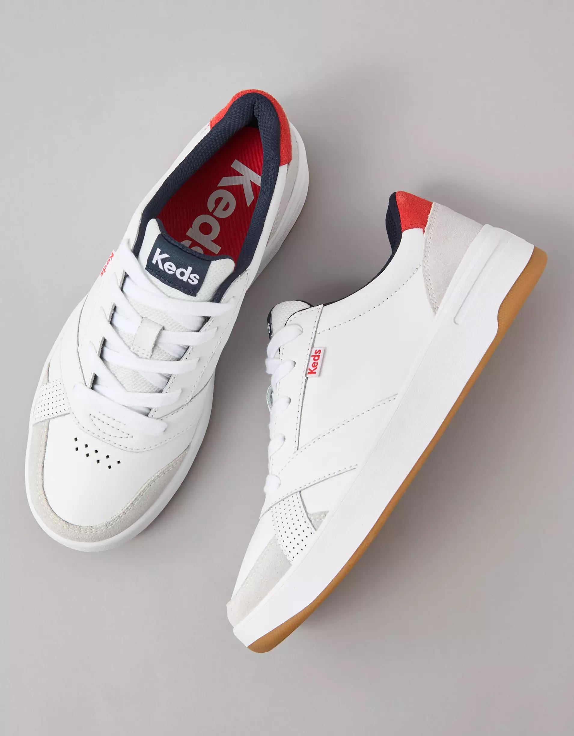 Keds The Court Leather Lace-Up Sneaker Product Image