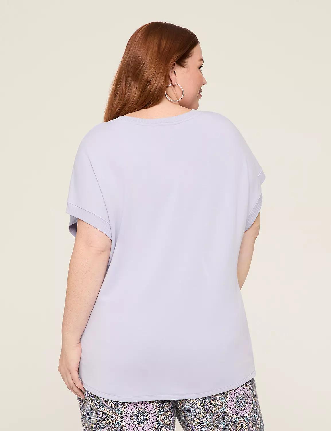 Crew-Neck Terry Tee Product Image