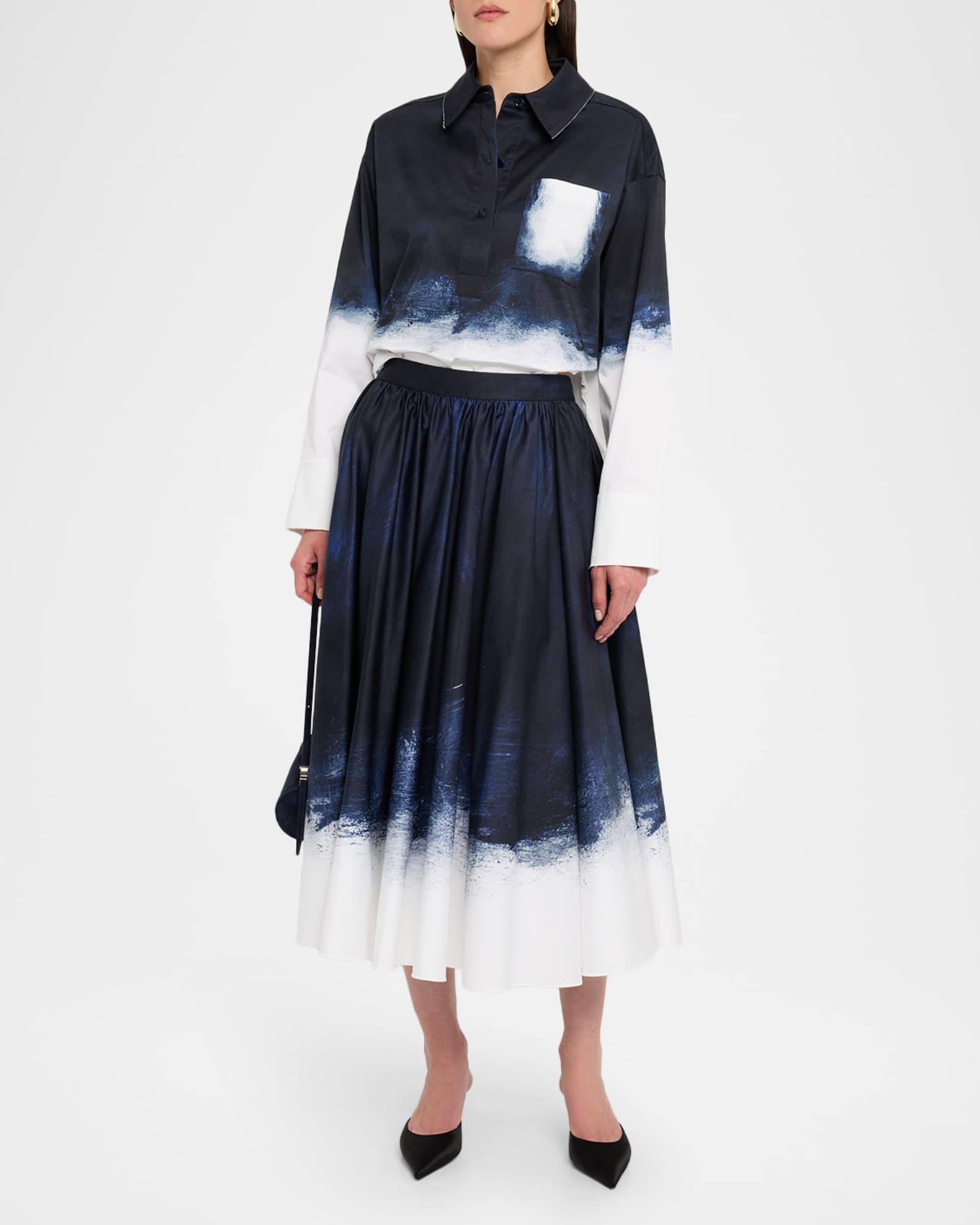 Printed Circle Skirt  Product Image